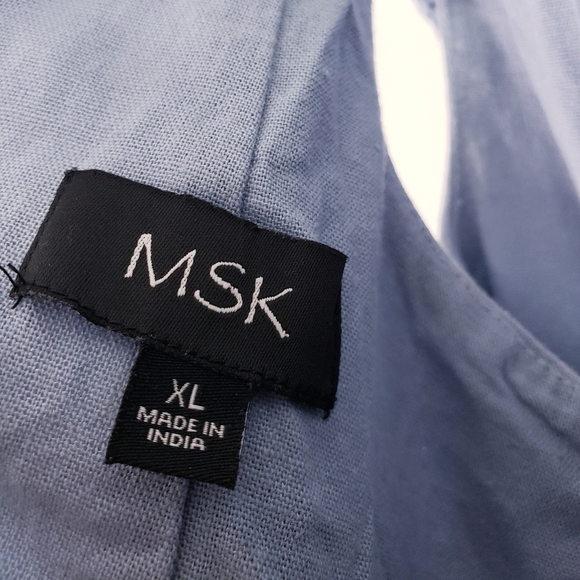 MSK Open Back Maxi Ruffle Dress - Picture 6 of 7